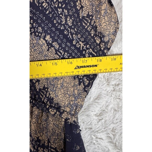 Lucky Brand Navy and Beige Maxi Dress - Picture 10 of 12